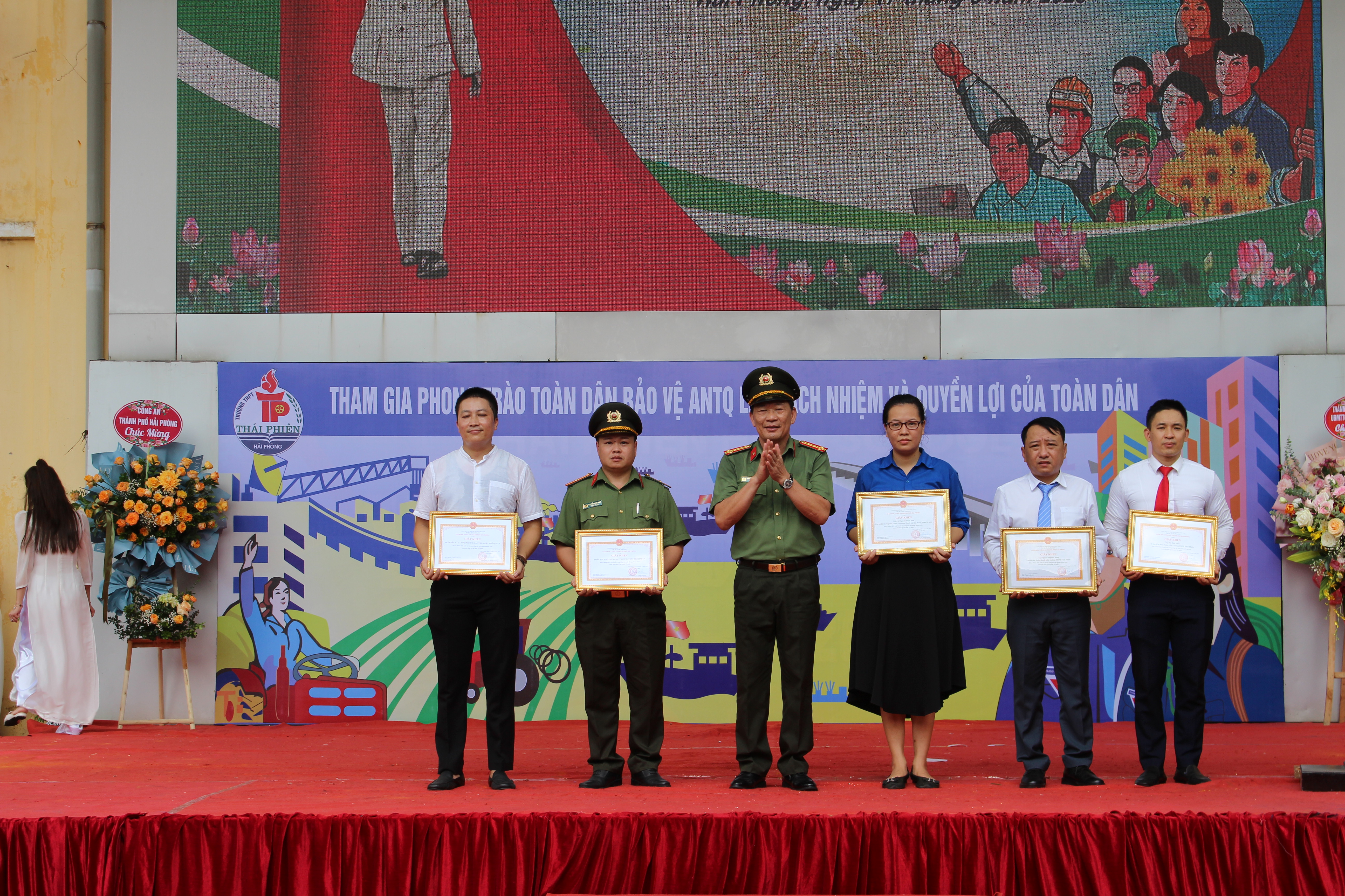 Trường THPT Thái Phiên tổ chức Ngày hội toàn dân bảo vệ An ninh Tổ quốc năm 2023